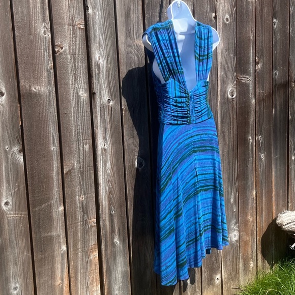 Plenty by Trace Reese blue dress size large - Picture 13 of 17